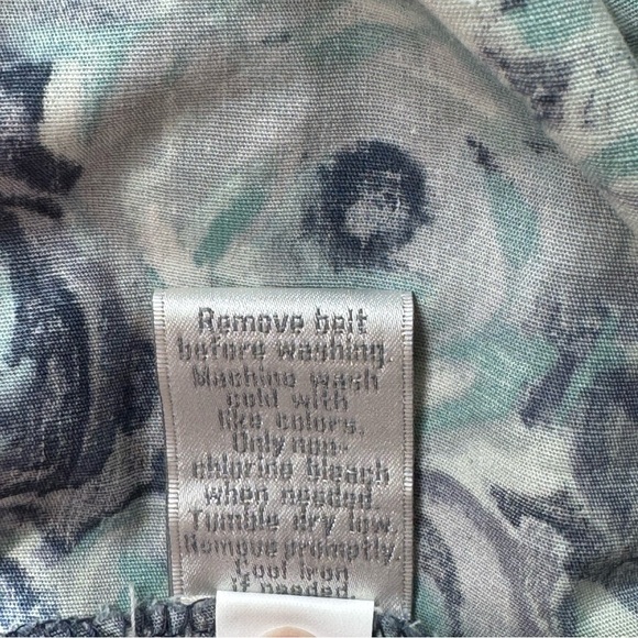 LC Lauren Conrad Blue and White Embellished Tie Front Mini Dress - Picture 9 of 11